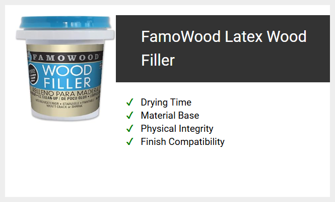 FamoWood Latex Wood Filler