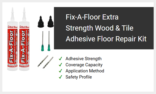 Fix-A-Floor Extra Strength Wood & Tile Adhesive Floor Repair Kit