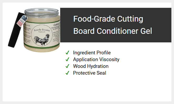 Food-Grade Cutting Board Conditioner Gel
