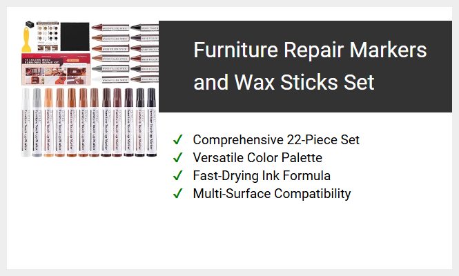 Furniture Repair Markers and Wax Sticks Set