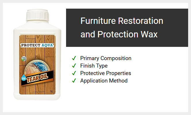 Furniture Restoration and Protection Wax