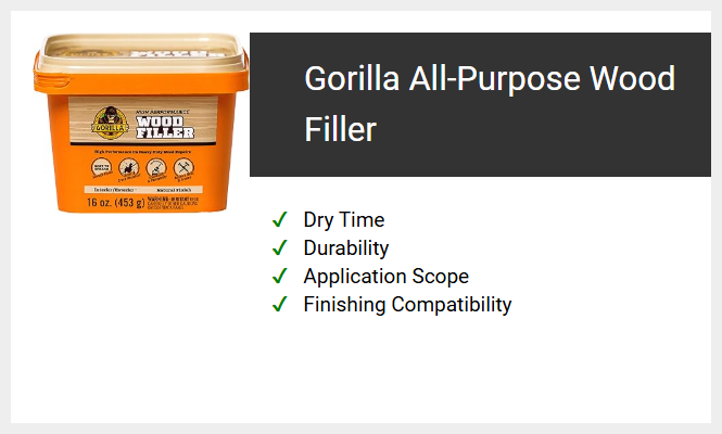 Gorilla All-Purpose Wood Filler
