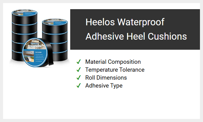 Heelos Waterproof Adhesive Heel Cushions