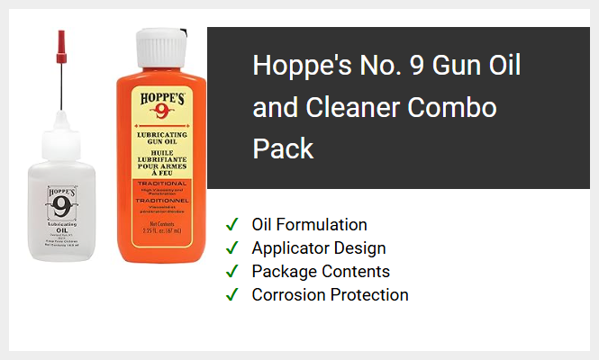 Hoppe's No. 9 Gun Oil and Cleaner Combo Pack
