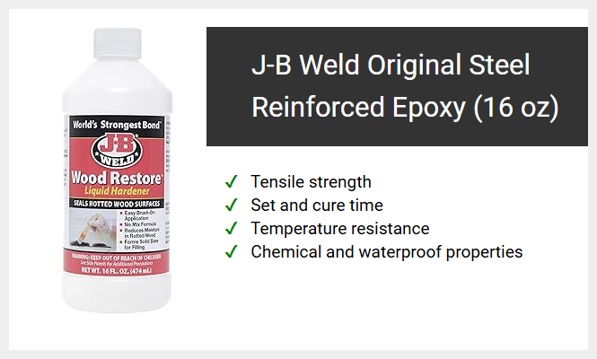 J-B Weld Original Steel Reinforced Epoxy (16 oz)
