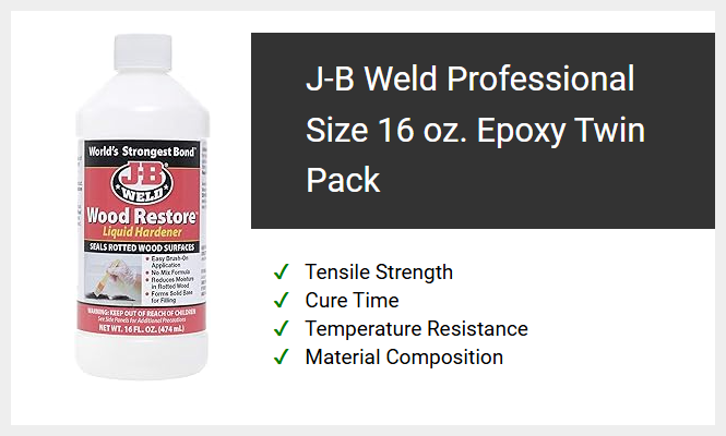J-B Weld Professional Size 16 oz. Epoxy Twin Pack