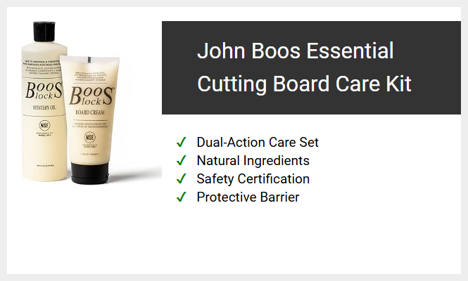 John Boos Essential Cutting Board Care Kit