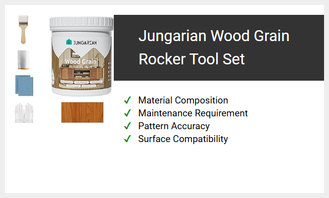 Jungarian Wood Grain Rocker Tool Set