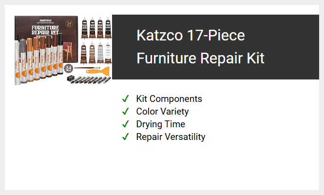 Katzco 17-Piece Furniture Repair Kit