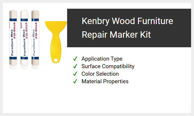Kenbry Wood Furniture Repair Marker Kit