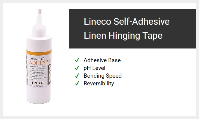 Lineco Self-Adhesive Linen Hinging Tape