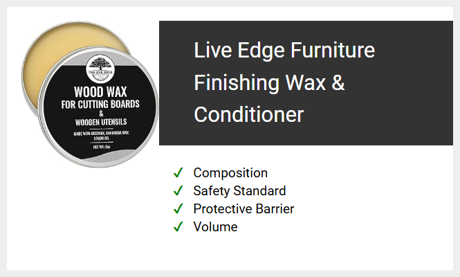 Live Edge Furniture Finishing Wax & Conditioner