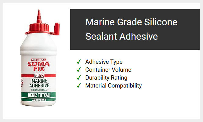 Marine Grade Silicone Sealant Adhesive