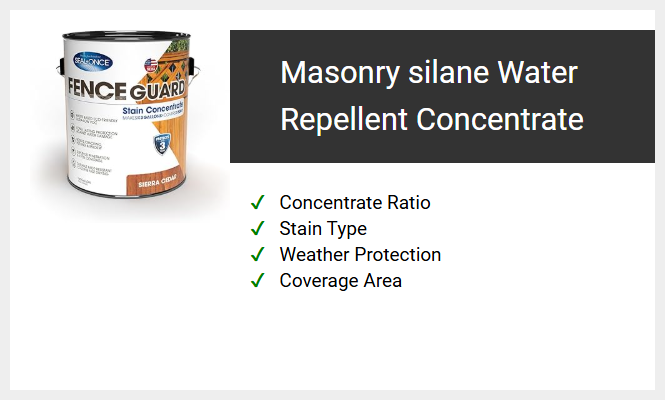 Masonry silane Water Repellent Concentrate