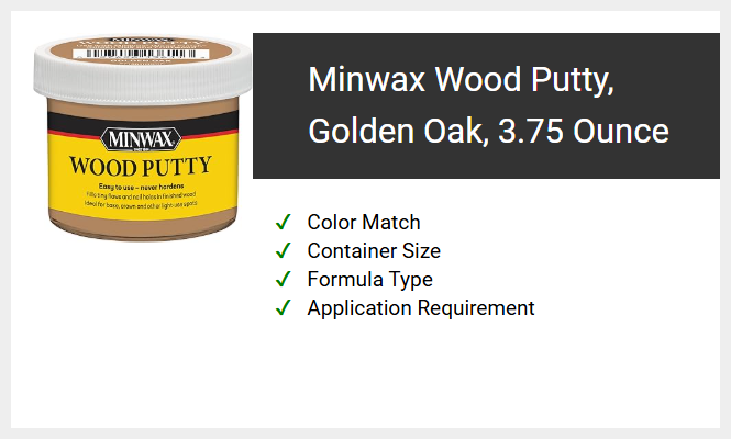 Minwax Wood Putty, Golden Oak, 3.75-Ounce