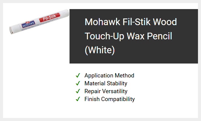 Mohawk Fil-Stik Wood Touch-Up Wax Pencil (White)