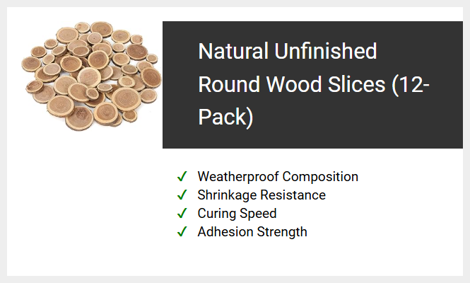 Natural Unfinished Round Wood Slices (12-Pack)