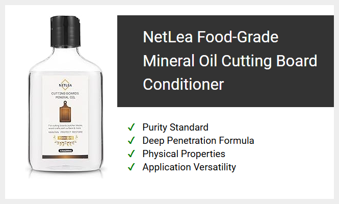NetLea Food-Grade Mineral Oil Cutting Board Conditioner