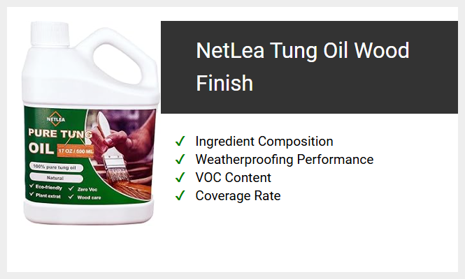 NetLea Tung Oil Wood Finish