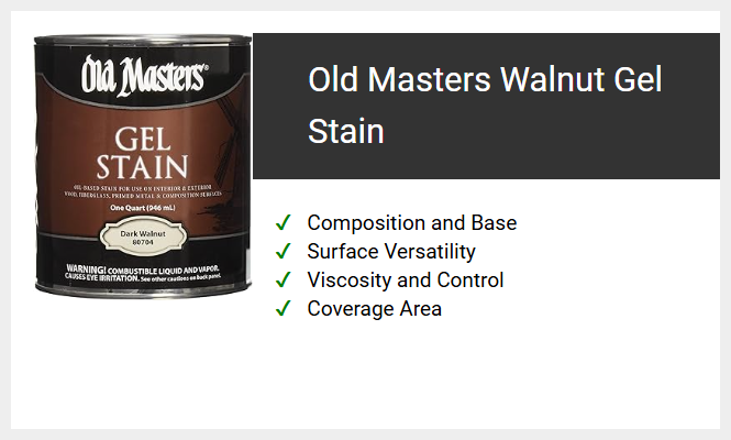 Old Masters Walnut Gel Stain