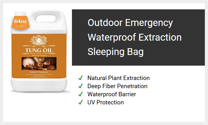 Outdoor Emergency Waterproof Extraction Sleeping Bag