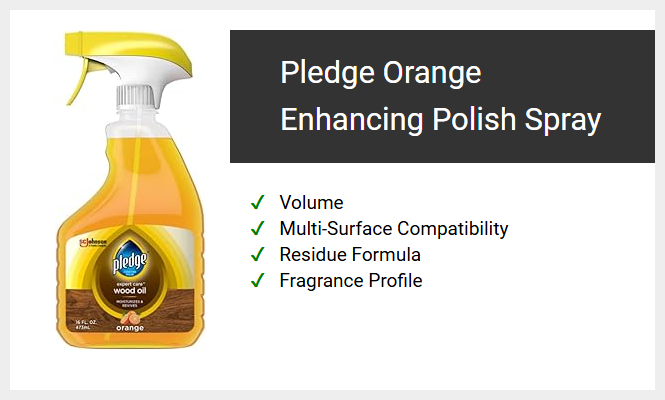 Pledge Orange Enhancing Polish Spray