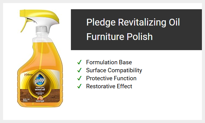 Pledge Revitalizing Oil Furniture Polish