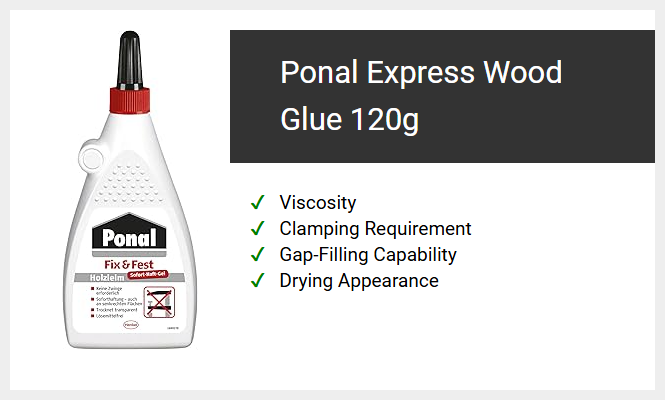 Ponal Express Wood Glue 120g