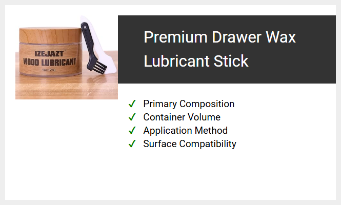Premium Drawer Wax Lubricant Stick