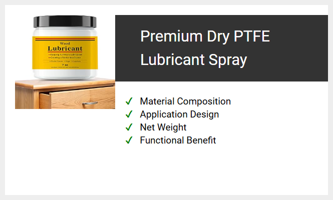 Premium Dry PTFE Lubricant Spray