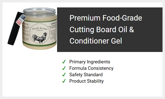 Premium Food-Grade Cutting Board Oil & Conditioner Gel