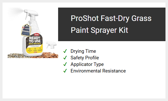 ProShot Fast-Dry Grass Paint Sprayer Kit