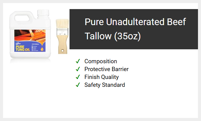 Pure Unadulterated Beef Tallow (35oz)