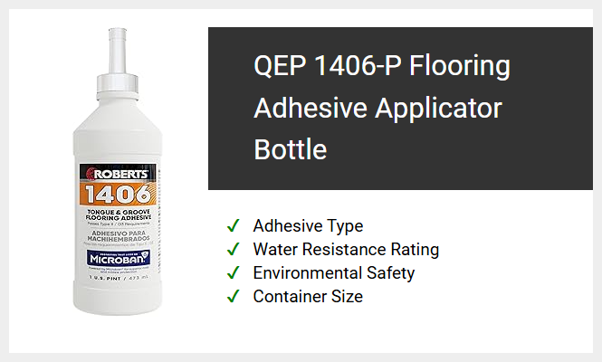 QEP 1406-P Flooring Adhesive Applicator Bottle