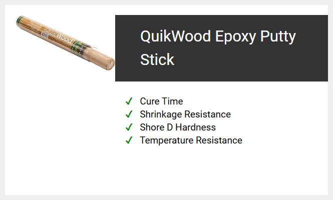 QuikWood Epoxy Putty Stick