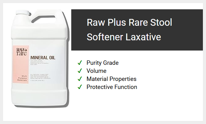 Raw Plus Rare Stool Softener Laxative