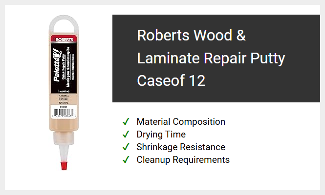 Roberts Wood & Laminate Repair Putty Caseof 12