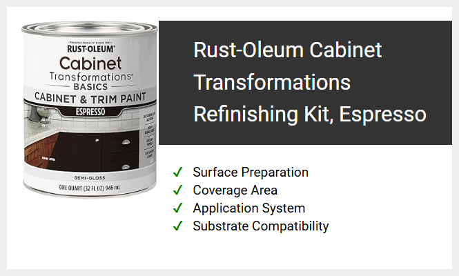 Rust-Oleum Cabinet Transformations Refinishing Kit, Espresso