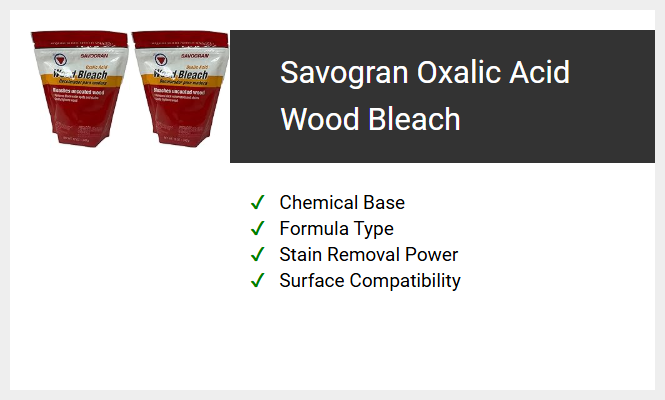 Savogran Oxalic Acid Wood Bleach