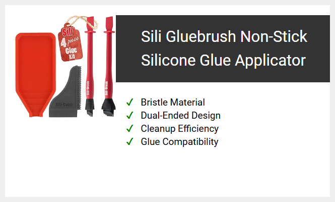 Sili Gluebrush Non-Stick Silicone Glue Applicator