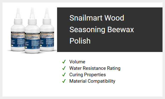 Snailmart Wood Seasoning Beewax Polish