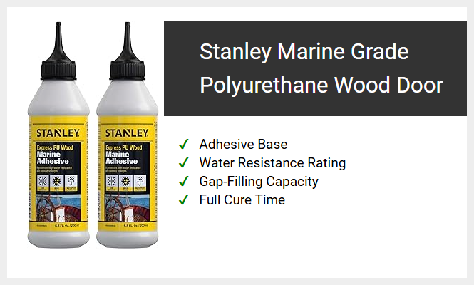 Stanley Marine Grade Polyurethane Wood Door