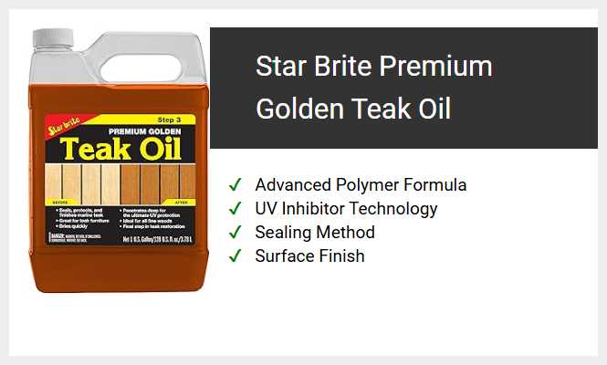 Star Brite Premium Golden Teak Oil