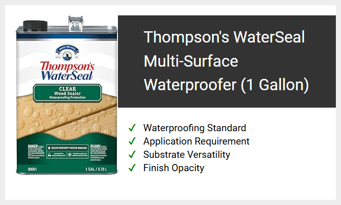 Thompson's WaterSeal Multi-Surface Waterproofer (1 Gallon)