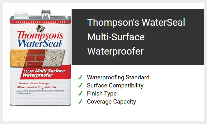 Thompson's WaterSeal Multi-Surface Waterproofer