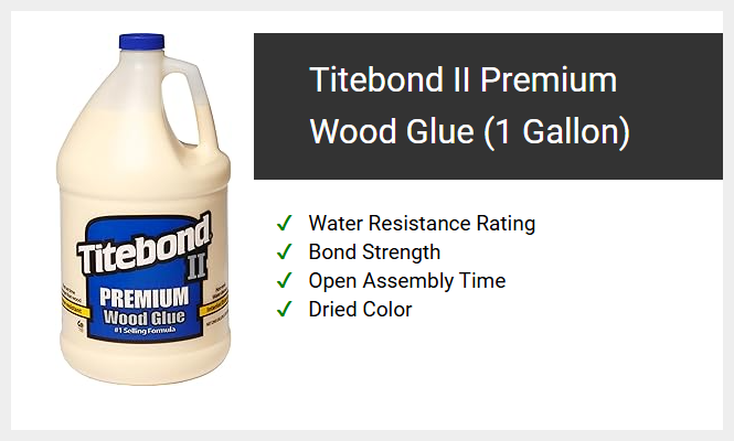 Titebond II Premium Wood Glue (1 Gallon)