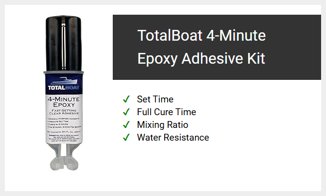 TotalBoat 4-Minute Epoxy Adhesive Kit