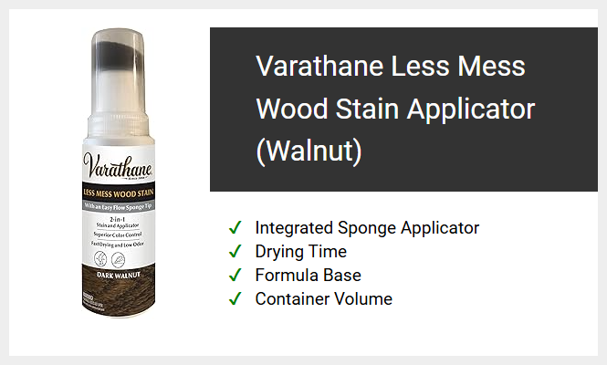 Varathane Less Mess Wood Stain Applicator (Walnut)