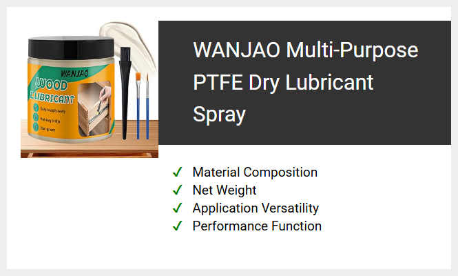 WANJAO Multi-Purpose PTFE Dry Lubricant Spray