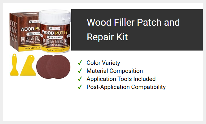 Wood Filler Patch and Repair Kit